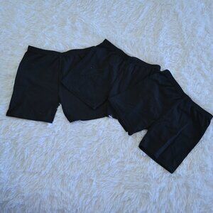 Amazon Girl's 3-Pack Cartwheel Shorts Black Size M 10/12